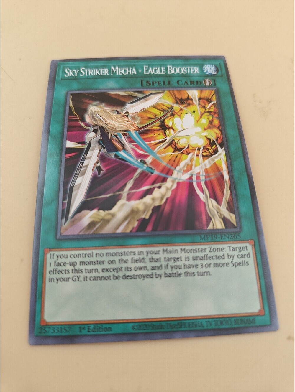 Yu-Gi-Oh! Sky Striker Mecha - Eagle Booster MP19-EN265 1st Edition Common
